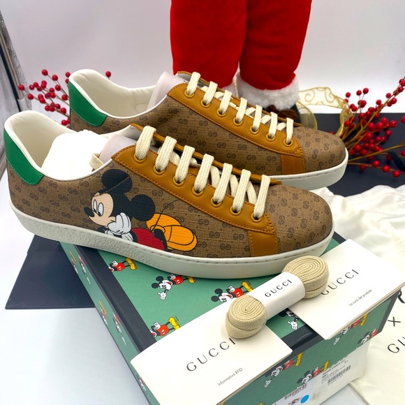 Gucci Shoes Mens Gucci X Disney Ace Sneakers Size 95 Made In Italy